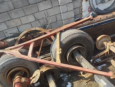самодельный кран: Поворотный круг, Дышло от прицепа — 3