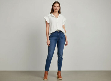 shein koszula w kratę: Shein, Women`s shirt, size L