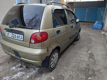 Daewoo: Daewoo Matiz: 2006 г., 0.8 л, Кол менен иштөөчү, Бензин, Хетчбек — 4