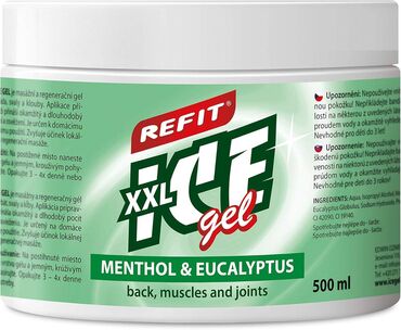 резиновые банки для массажа: Охлаждающий и обезболивающий REFIT ICE gel Ментол и эвкалипт