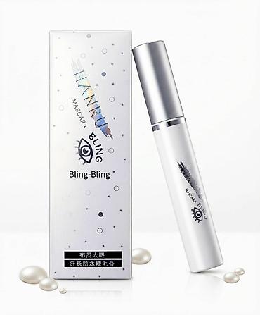 ошка мадем: Тушь для ресниц Hanru Mascara Bling, цвет коричневый, завитые ресницы — 1