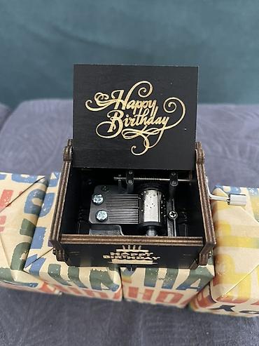 часы ссср: Музыкальная шкатулка с мелодией “Happy Birthday” - Компактная — 1