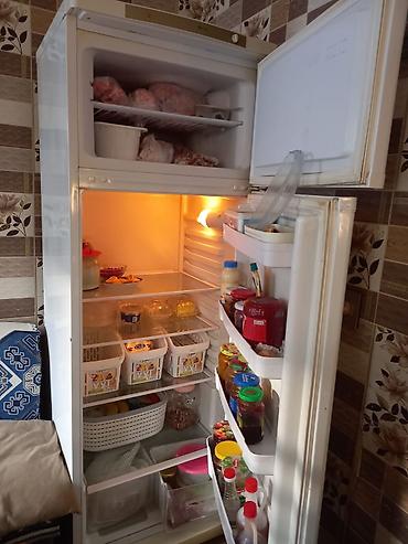 İşlənmiş 2 qapılı Indesit Soyuducu Satılır, rəng - Ağ