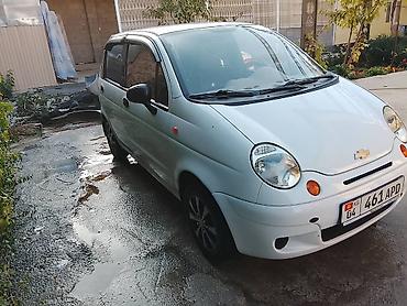 жалабат машина: Chevrolet Matiz: 2012 г., Кол менен иштөөчү, Бензин, Хетчбек — 2