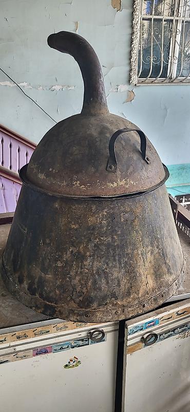 buxari: Məhsul: Mis distillə qazanı (səməni/araq üçün), qapaq və buxar borusu — 4