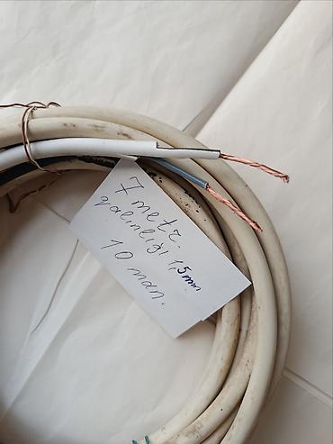 mis borular qiyməti: İşlənmiş, Kabel, Mis, 2x1.5, Ünvandan götürmə, Pulsuz çatdırılma — 3