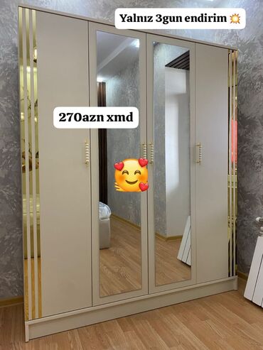 Dolablar: 4 qaolı dolab