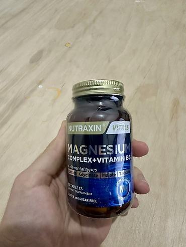etir qab: Nutraxin Vitals Magnesium Complex + Vitamin B6 – qidadan əlavə — 5