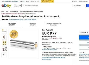 Ostala kuhinjska oprema: Rokitta’s Rostschreck – magnet protiv rđe za mašinu za pranje sudova i — 6