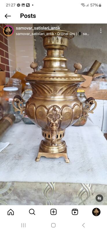 Samovarlar: İşlənmiş Od Samovar, 3 l