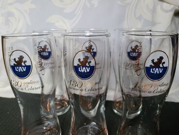 Čaše: Case za pivo Lav premium Bavaria Rastalove. Case vintaz sve na njima — 7