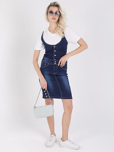 Другая женская одежда: Джинсовые сарафаны и юбки: Купи у меня по 500 сом продавай по 1000 сом — 17