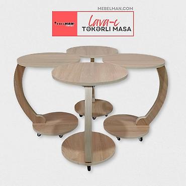 tek stolar: Jurnal masası, Yeni, Açılmayan, Laminat, Yumru masa — 6