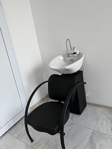 bas yuyan moyka: Salon üçün saç yuma stansiyası - Komplekt: keramik yuma kasası, kran — 2