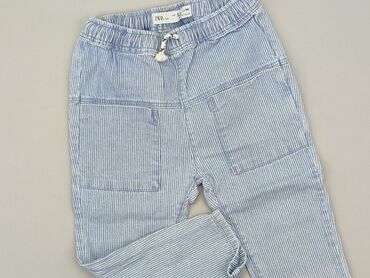 jeansy straight leg stradivarius: Spodnie jeansowe, Zara, 2-3 lat, 92/98, stan - Dobry