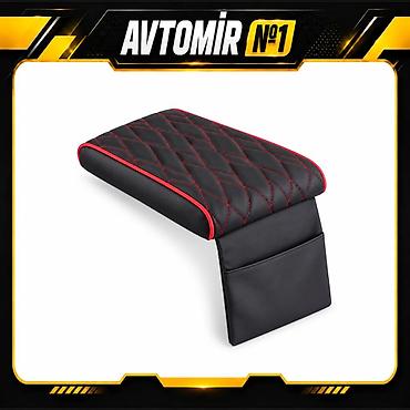 Avtomobil üçün universal qolaltı çexolu və orqanayzer — qara, qırmızı