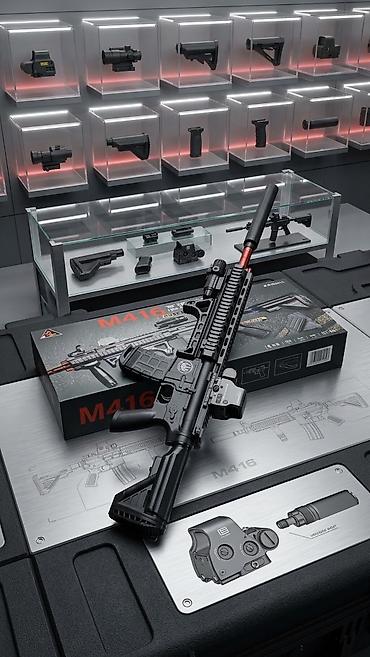 орбизный автоматы: Орбизный автомат M416 🔥 Супер подарок для мальчика! Ищете крутой — 4