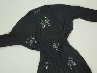 bluzki z cyrkoniami bershka: Sweter damski, rozmiar One size