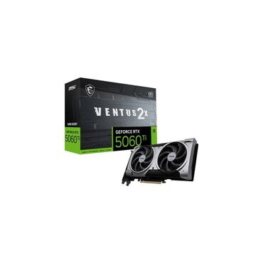 Жёсткие диски (HDD): Видеокарта MSI GeForce RTX 5060 Ti, 16 ГБ, Новый