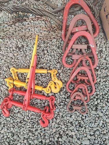 Тельферы: Стропа чалка паук удавка цепной тросовой паук чалка трос буксир ремень — 15