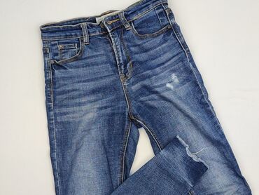 massimo dutti spodnie z wysokim stanem: Stradivarius, Jeans for women, size XS