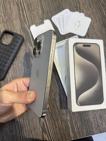 iphone s4: IPhone 15 Pro, 128 GB, Natural Titanium, Sənədlərlə — 4
