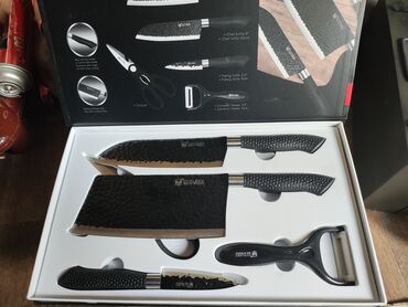 бронзовый нож: Кухонный отличный набор ножей