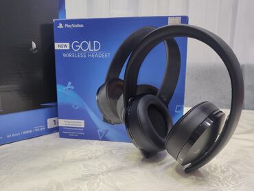 headset: Salam. Sony PlayStation 4 üçün Gold Wireless Headset 7.1 qulaqcıq