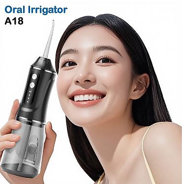 a18: Ağız İrriqatoru A18 – Portativ su flosseri - Su çəni: 380 ml, iri — 2