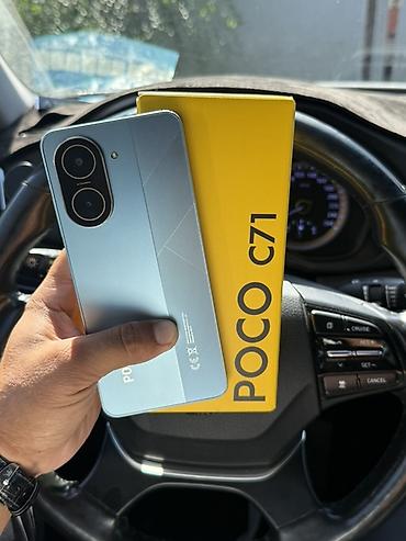 Poco C71, Колдонулган, 128 ГБ, түсү - Көгүлтүр, 2 SIM