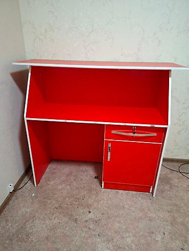 Комплекты офисной мебели: Комплект офисной мебели, ДСП, цвет - Красный — 1