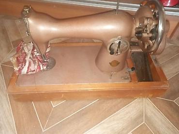 uz masini: Mexaniki tikiş maşını – retro model - Korpus: tökmə metal gövdə — 2