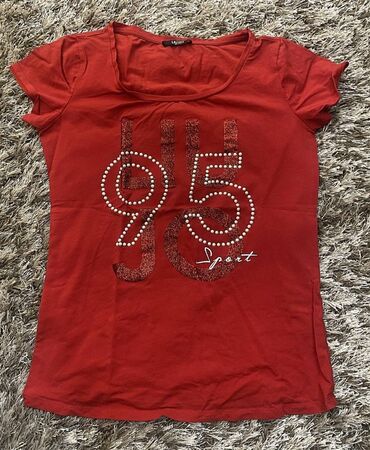 dsquared2 majica: Liu Jo, S (EU 36), Cotton, color - Red