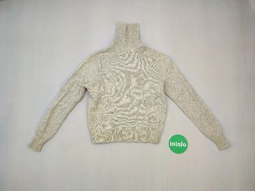 Bluzki: Sweter, L (EU 40), wzór - Jednolity kolor, kolor - Beżowy