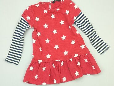 letnia sukienka z dekoltem v: Dress, George, 9-12 months, condition - Very good