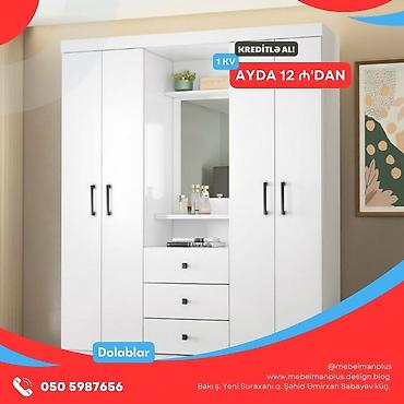 Sifarişlə dolablar: Modern dolablar KREDİTLƏ Dolabları indi kreditlə əldə, edə — 13