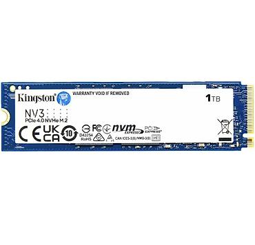 nvme ssd: SSD M2 накопитель Kingston NV3 1 ТБ - Форм‑фактор: M.2 2280 - — 1