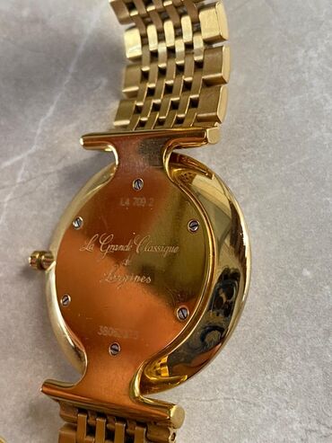 ювелирные изделия из золота: Классикалык сааттар саат, Longines, Алтын, Швейцария, Асыл нуска, Эркектердики, Колдонулган