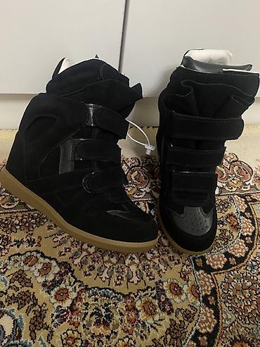 mara: Кроссовки, 38, Isabel Marant, Новый, цвет - Черный, Самовывоз — 2