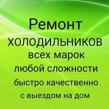 моторлор: Ремонт холодильников. морозильников с выездом на дом. Гарантия есть