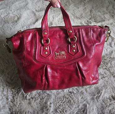 Torbe: Coach Madison Sabrina satchel bag. Coach kožna crvena torba sa — 1