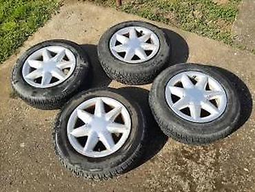 alko test: RONAL 4X100 5.5J R13 GUME 165 70 6MM SARE DOT16 | Jako dobro stanje — 1
