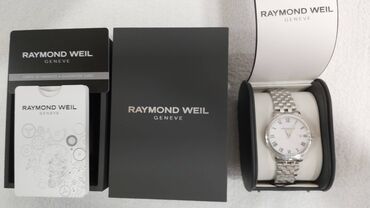 saat gumus: Новый, Наручные часы, Raymond, цвет - Серебристый