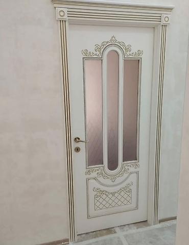 isləmis qapi: 3 ədəd qapı var ikisi sade 1 i suseli biri 140 AZN ölçü 2.05x90 sm — 2