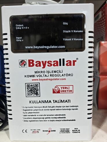 ev emusiya rengleri: Yeni Ev üçün Stabilizator Baysallar, 1 faza, 220 V, Pulsuz çatdırılma