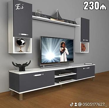 Yeni, Düz TV altlığı, Polkalı, Laminat, Azərbaycan