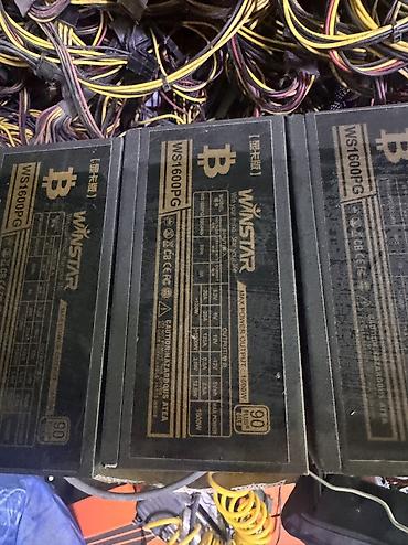 600 ват: Блок питания, Б/у, Winstar, 1600 Вт, 1600 Вт — 2