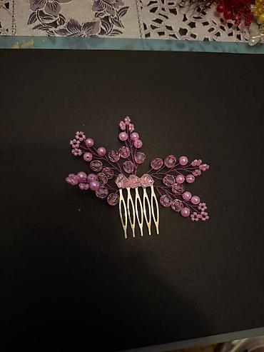 Другие комплектующие: Аксессуары (украшение) для волос, ручной работы Гребни, гребешки — 9