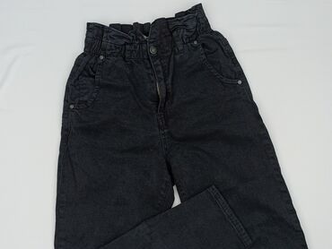 mom fit black jeans: Jeansy damskie, XS