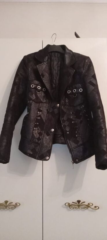 qadin kurtkalari yeni: Женская куртка M (EU 38), цвет - Черный